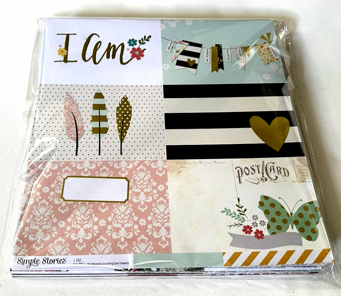 HUGE LOT [125 SHEETS] Set B [SIMPLE STORIES] SCRAPBOOK PAPER (Save over 75%)