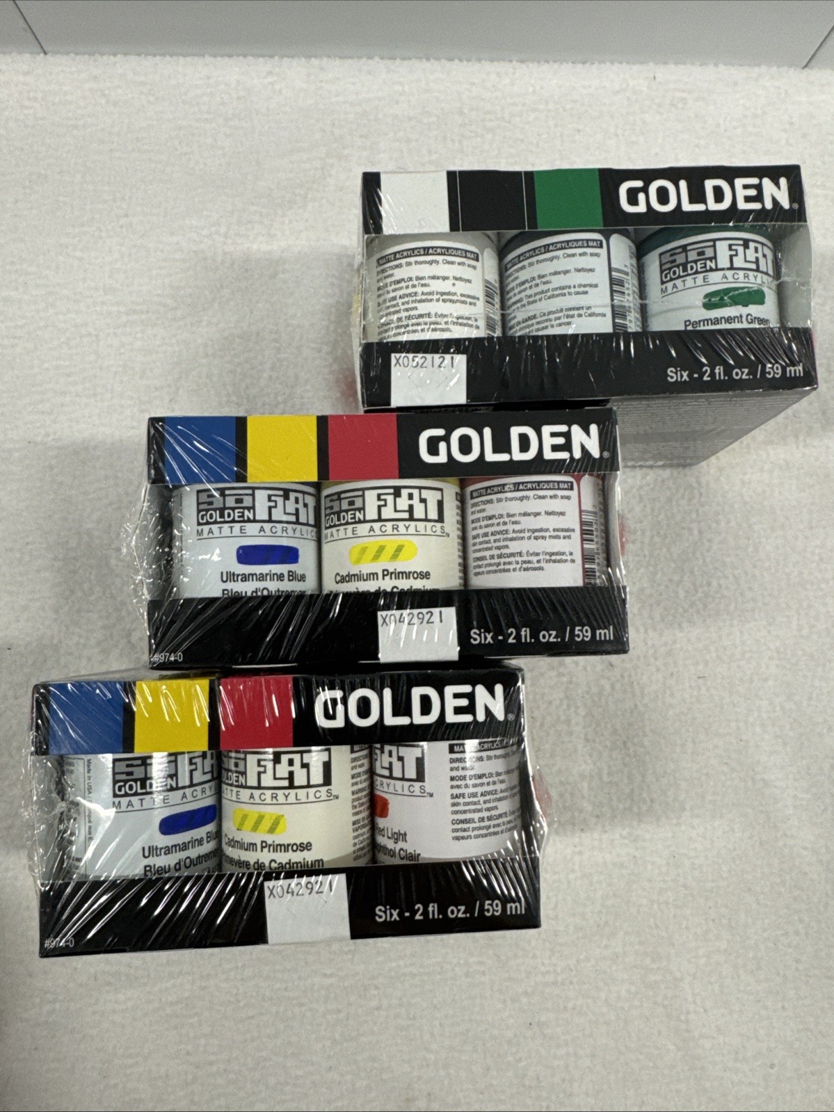 SoFlat Matte Acrylics by GOLDEN, SoFlat POP 6 Color Set, Professional Acrylic…