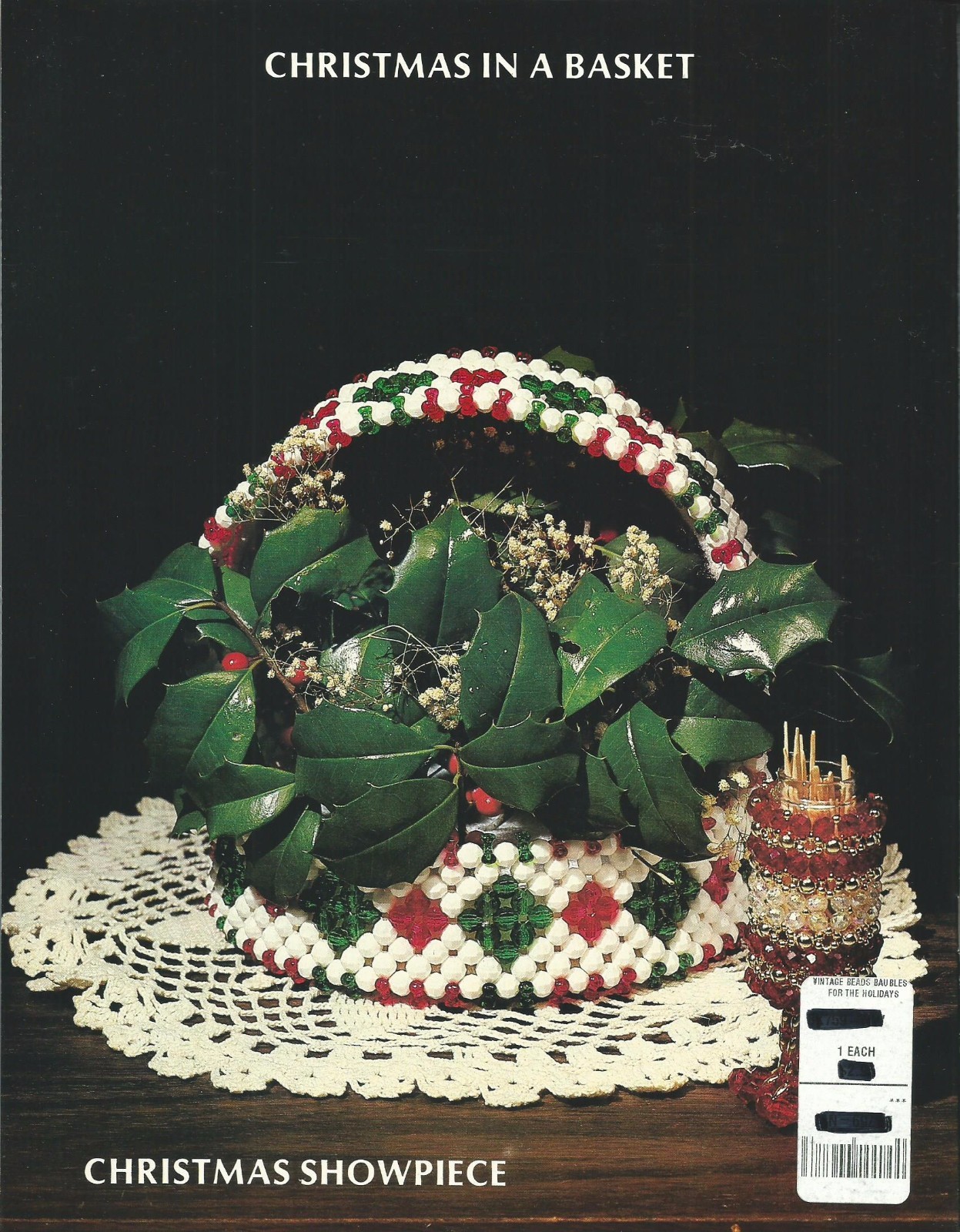 Beads & Baubles for the Holidays Virginia Jordan Vintage Instruction Book NEW