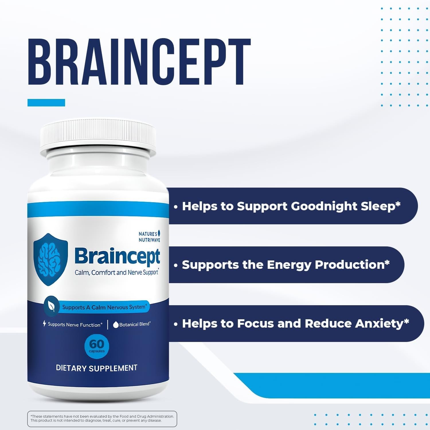 Braincept Dietary Supplement – 1 Month Supply
