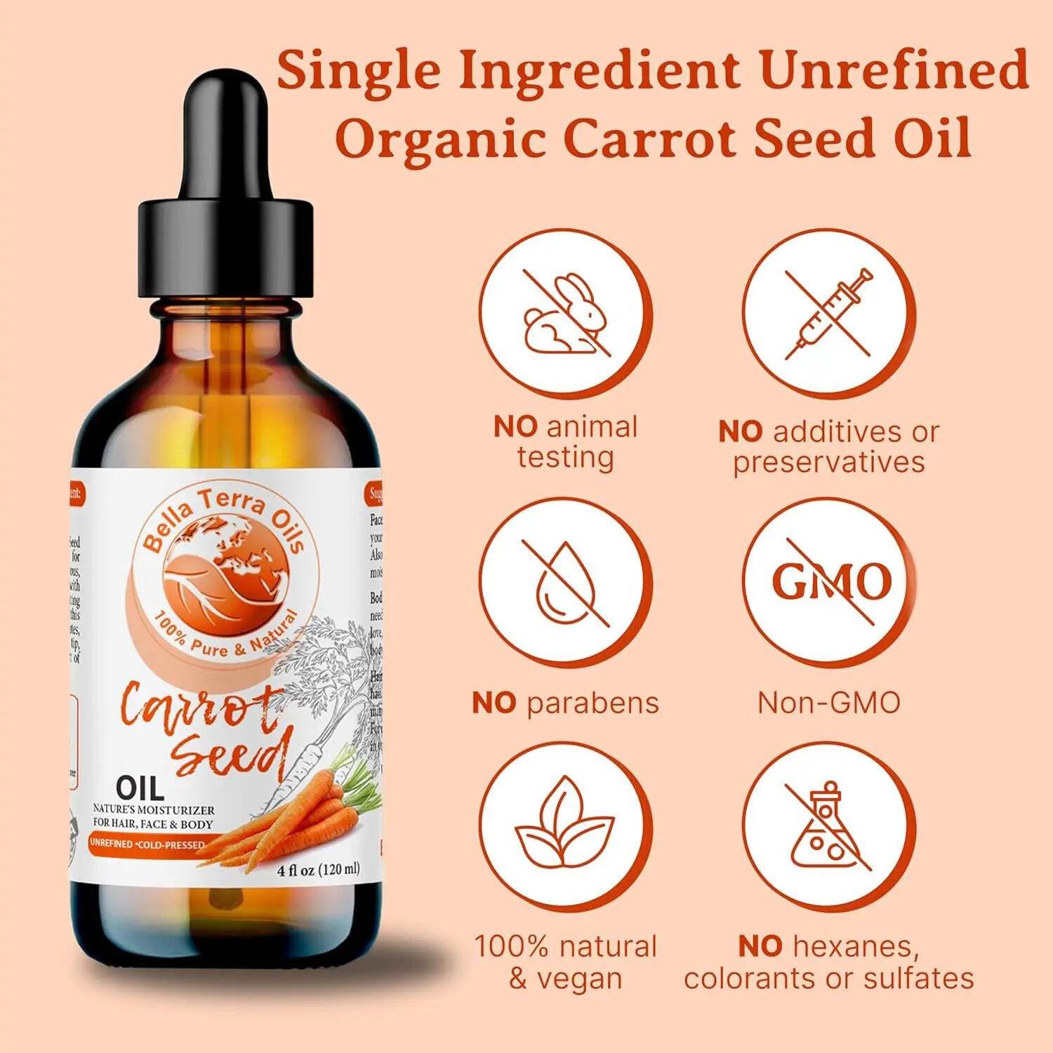 Carrot Seed Oil: Natural, Cold-Pressed, Perfect for Skin Rejuvenation