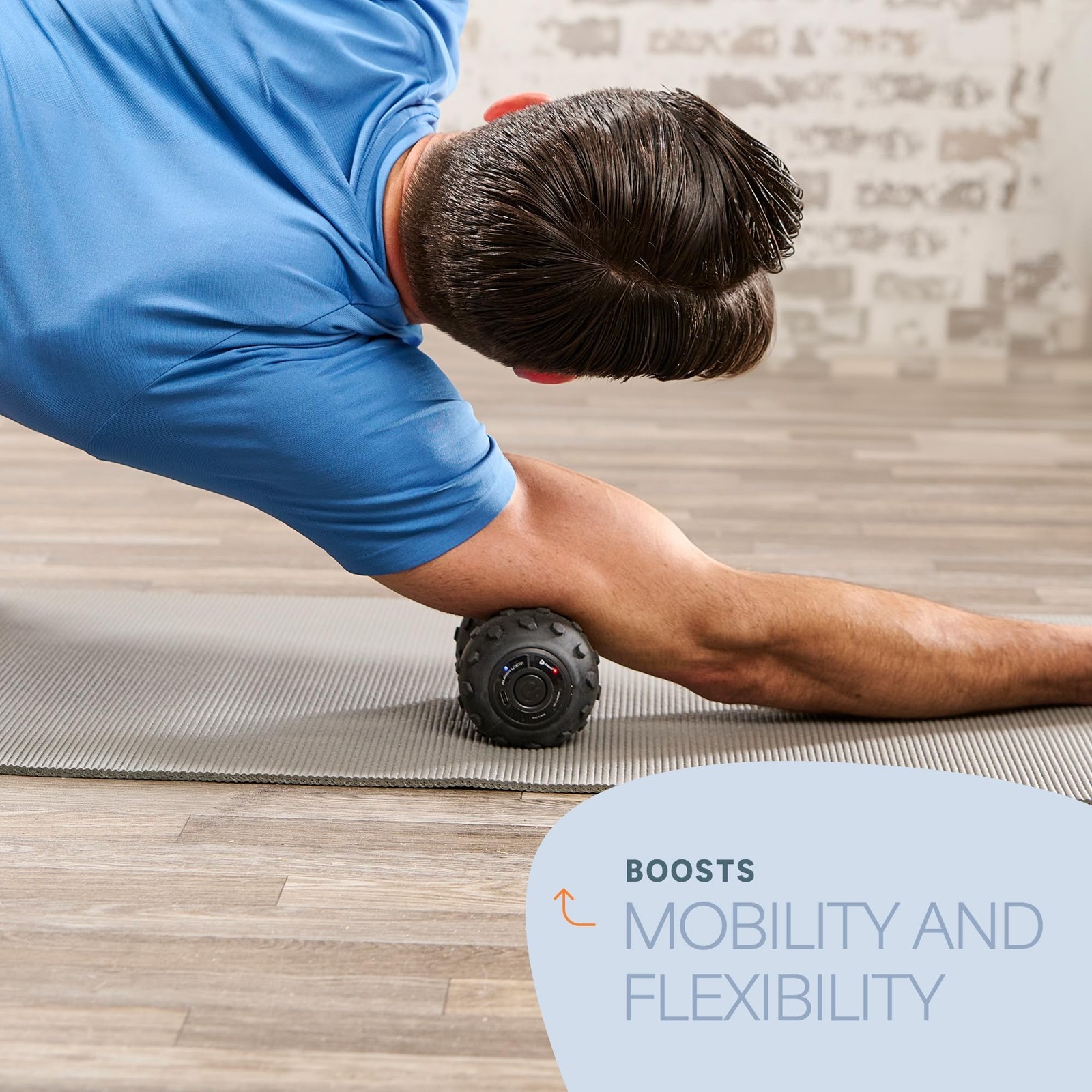 5-Speed Vibrating Massage Ball – Peanut Massager and Vibrating Foam Roll APL
