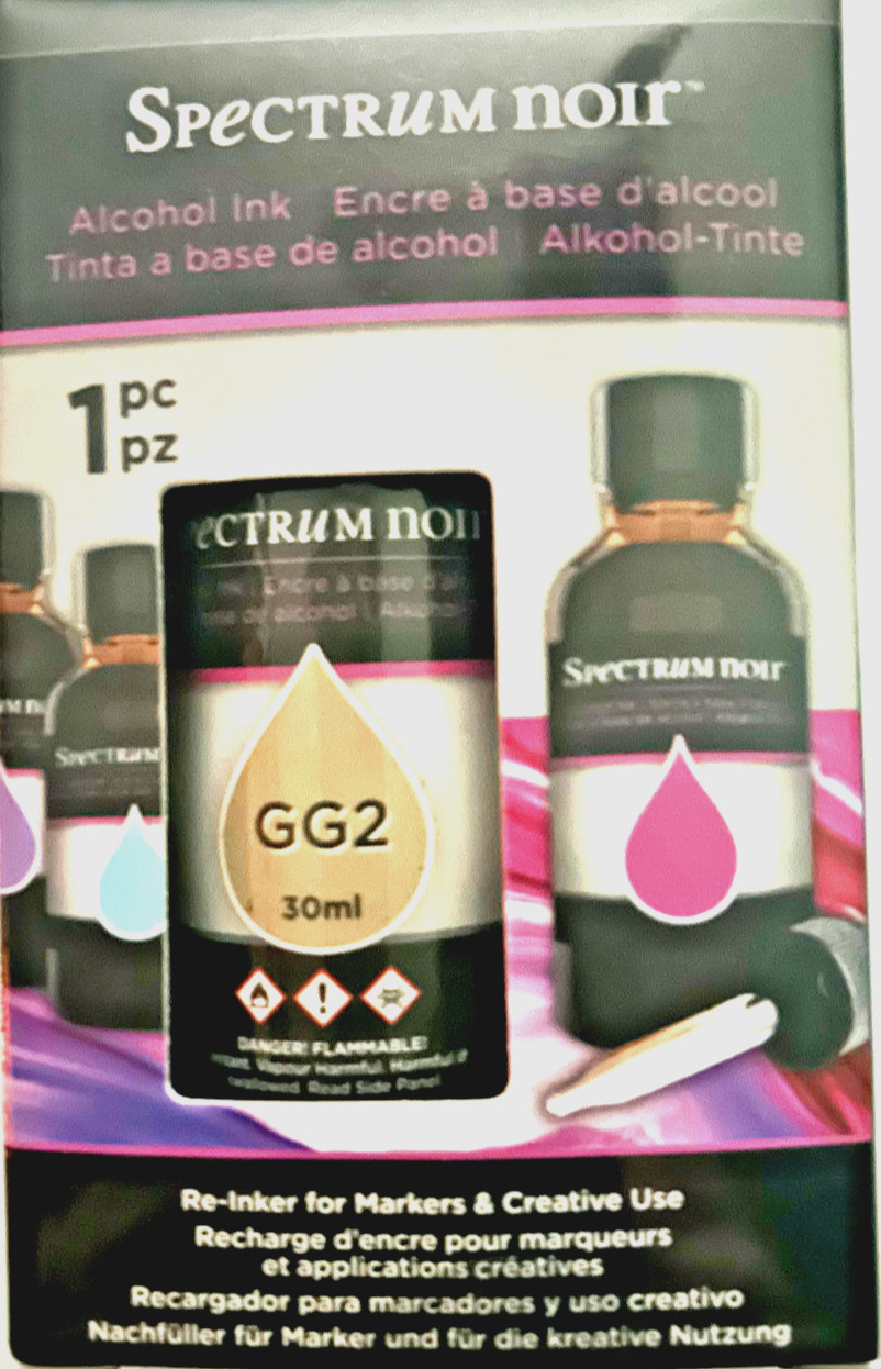 Spectrum Noir 6 bottles of Refills 30ml Bottle with dropper.