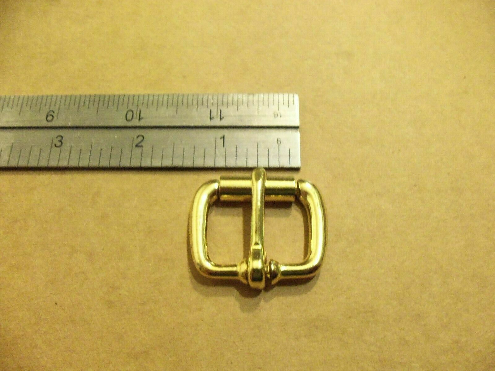 1″ Solid Brass End Bar Roller Buckles (Pack Of 5)