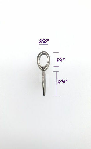 Gunmetal Glue On Bails -Medium (Qty 10) Alloy Ships from WI, USA (348-GM)