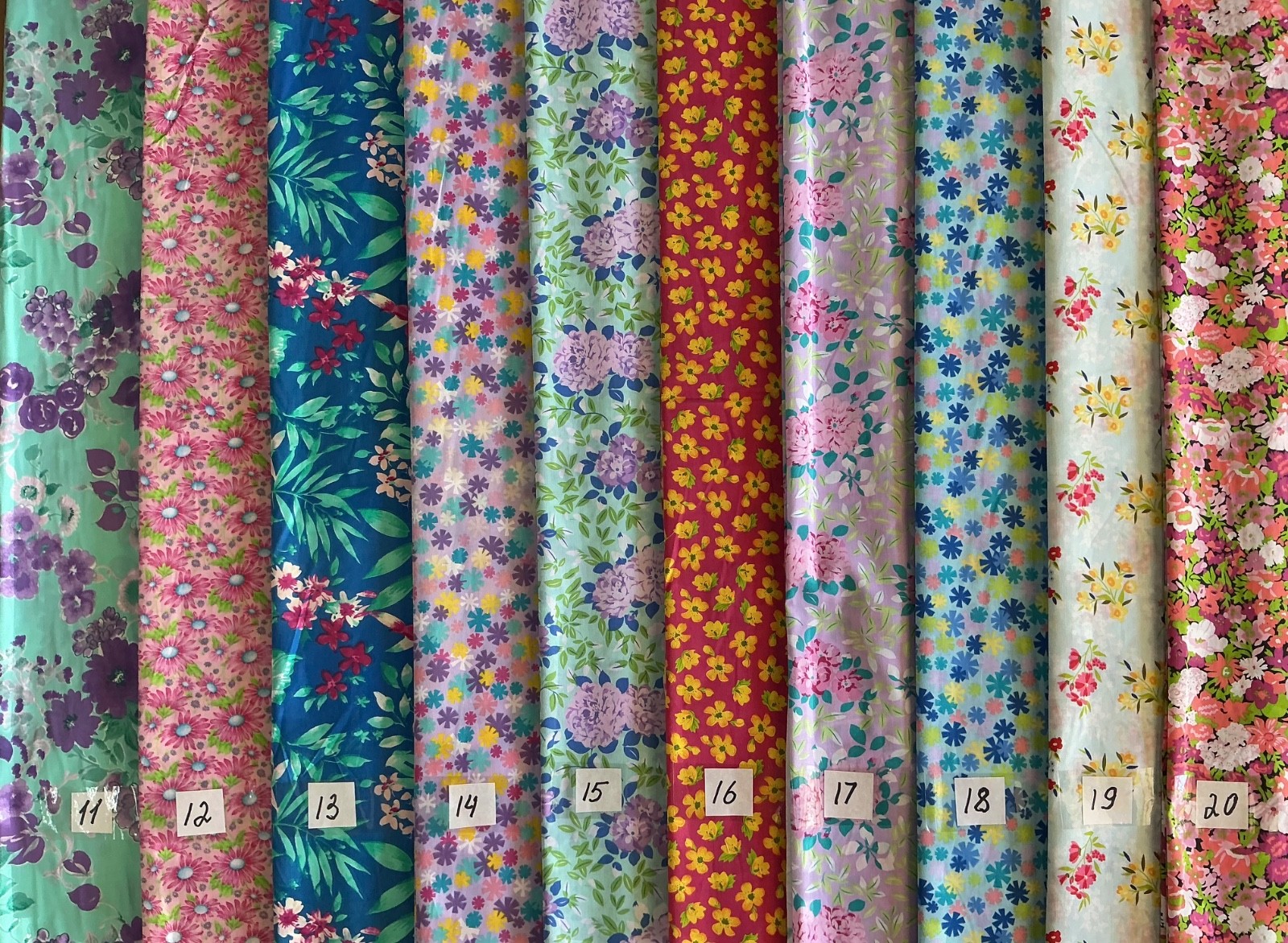 Floral Print Cotton Blend Fabric 56″- 60″ Wide By The YARD