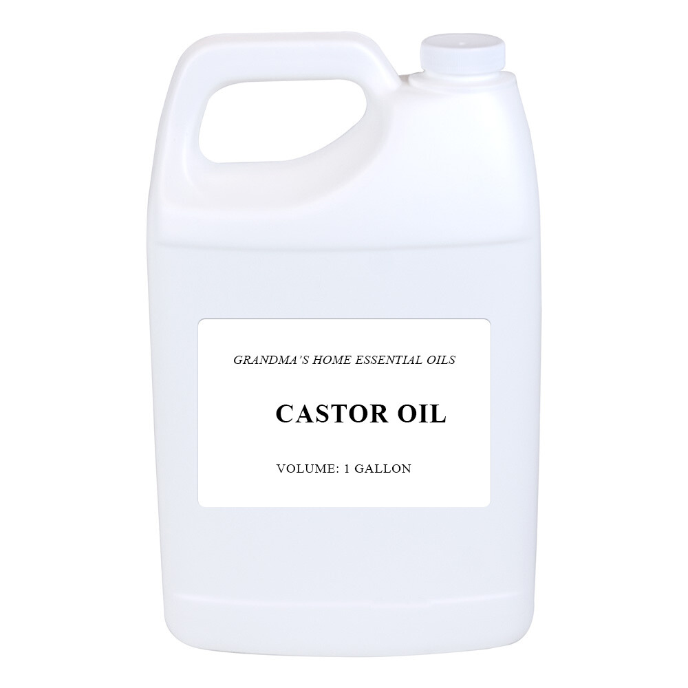 Castor Essential Oil 1 Gallon – 100% Pure and Natural – Grandma’s Home
