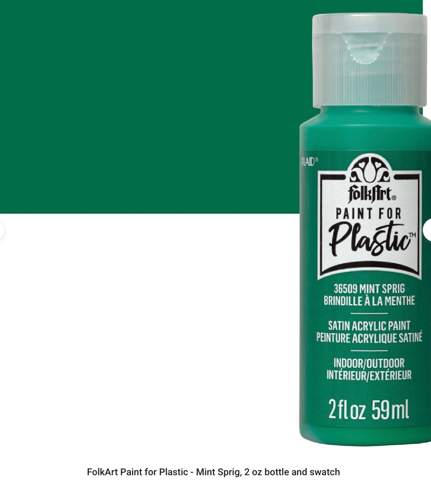 Paint For Plastic by FolkArt, Works Better on Plastics! Build a Set/CHOOSE COLOR