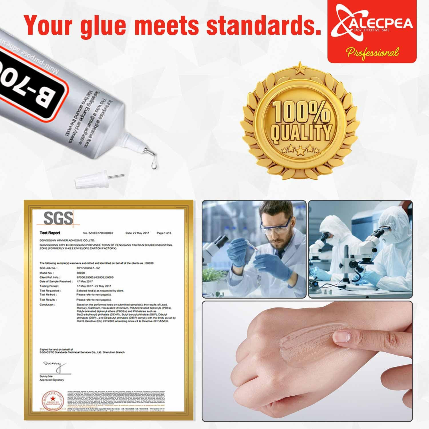 B-7000 Craft Glue for Jewelry Making – 15Ml/0.5Oz (2 Pack) – Multi-Function B-70