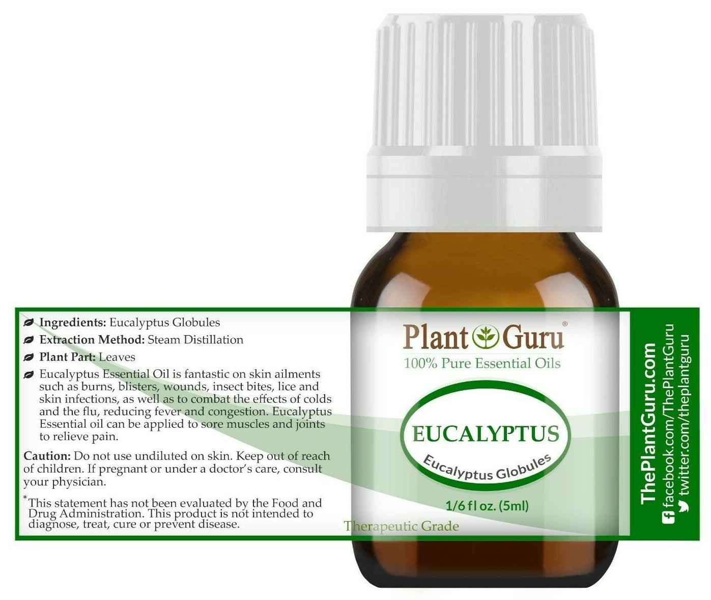 Essential Oil Set 10 – 5 ml. 100% Pure Natural Therapeutic Grade Oils Lot