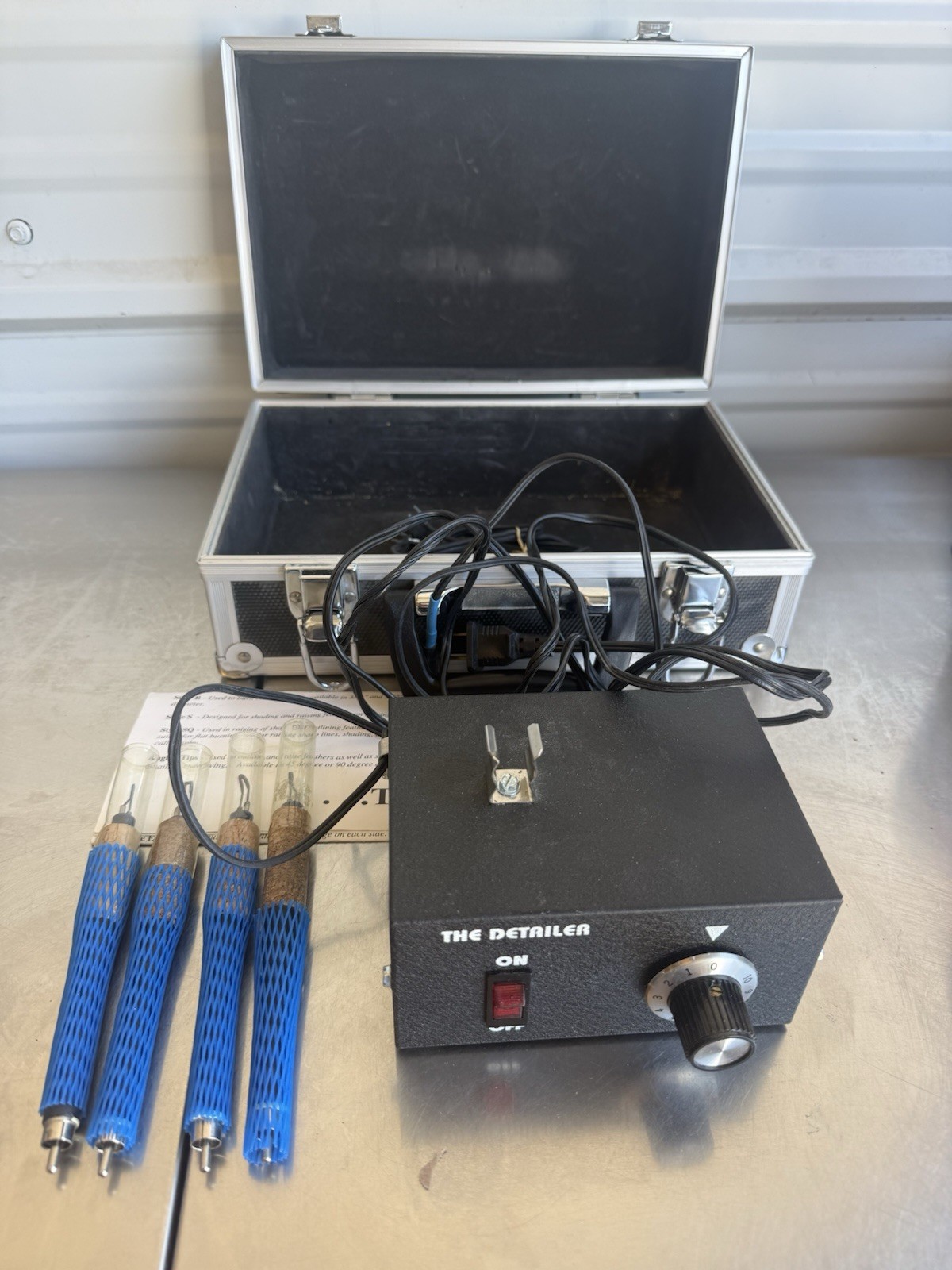 Colwood Electronics The DETAILER Wood Burner Main Unit with 4 pens