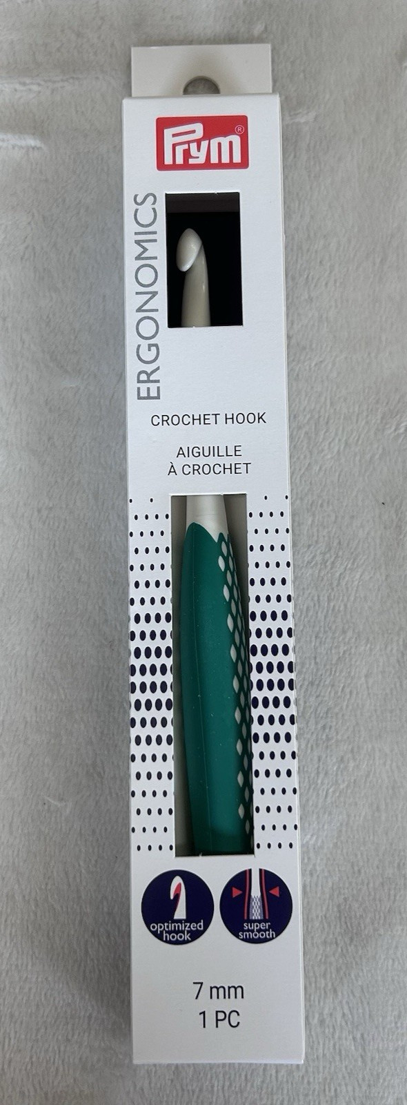 NEW Prym Ergonomics Crochet Hook Set, Lot 5: E, G, J, 7mm, N Benefits Charity