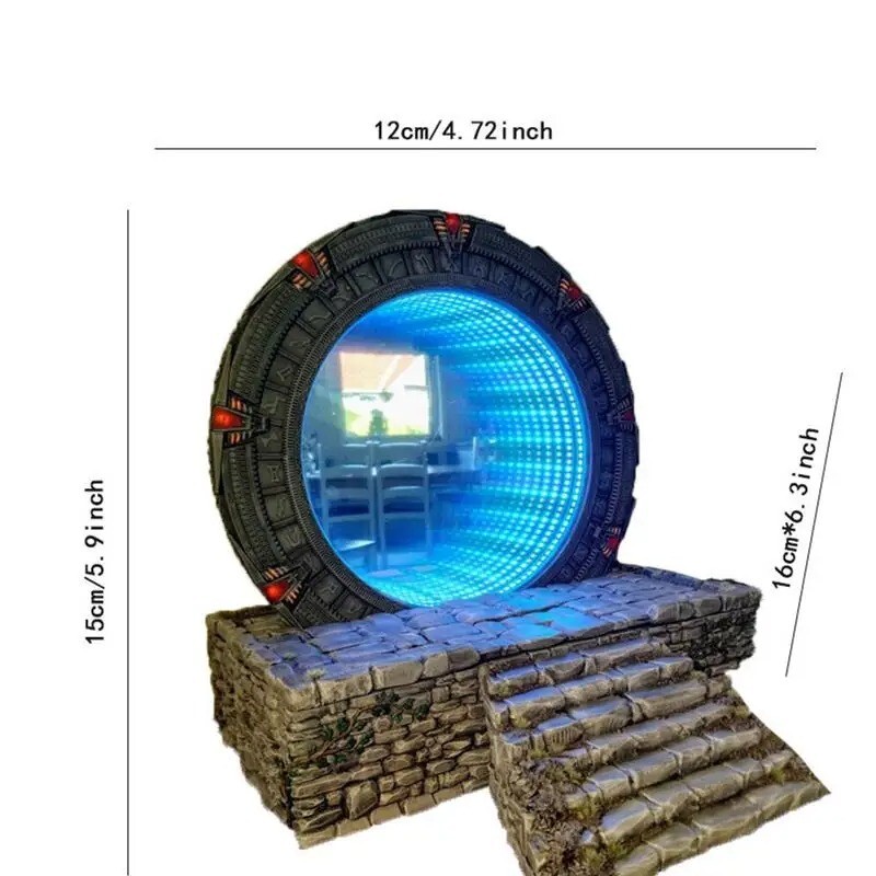 Stargate Luminous Resin Craft Decoration, Film Collection Gifts, Home Decoration