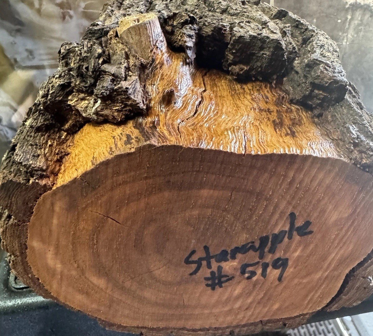 #519 STARAPPLE WOOD TURNING,PEN BLANKS,KNIFE SCALES,BOWLS,GRIPS,CRAFTS