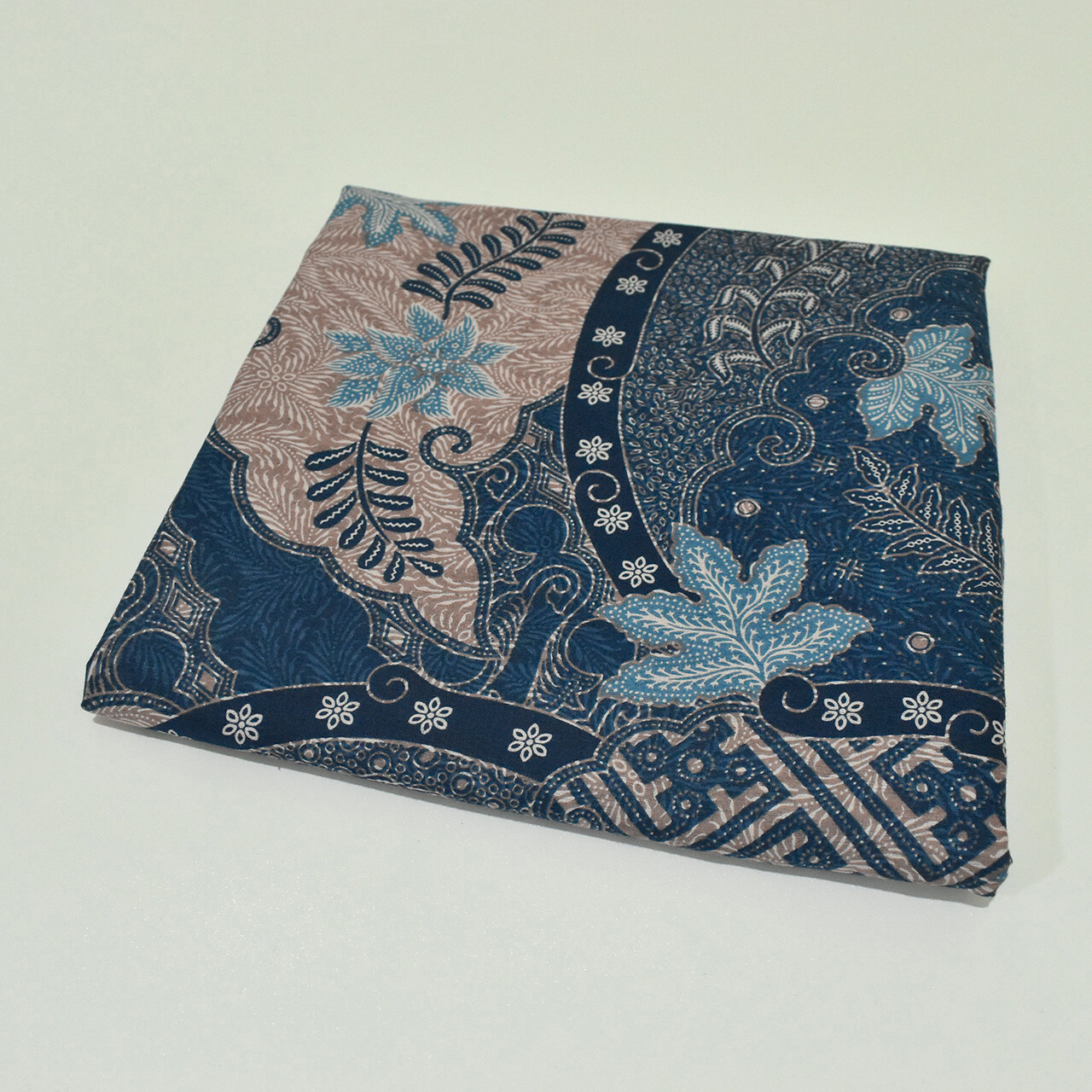 Indonesian Batik fabric, Traditional cloth Javanese ethnic cotton Sarong textile