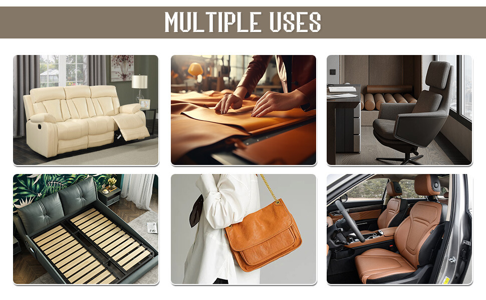 Leather Repair Patch Self-Adhesive Repair Sofa Car Seats Bag Jackets Clothing US