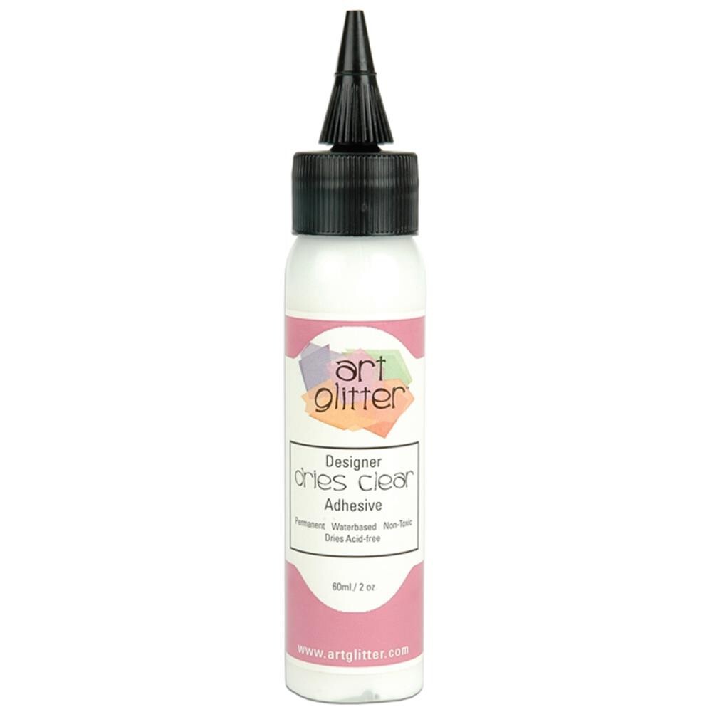 Art Institute Glitter Designer Dries Clear Adhesive 2oz liquid glue