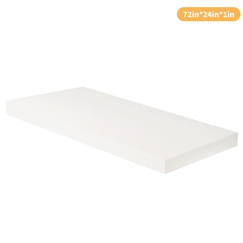 24×72″ High Density Upholstery Foam 1-6″ Thick Seat Cushion Replacement Sheets