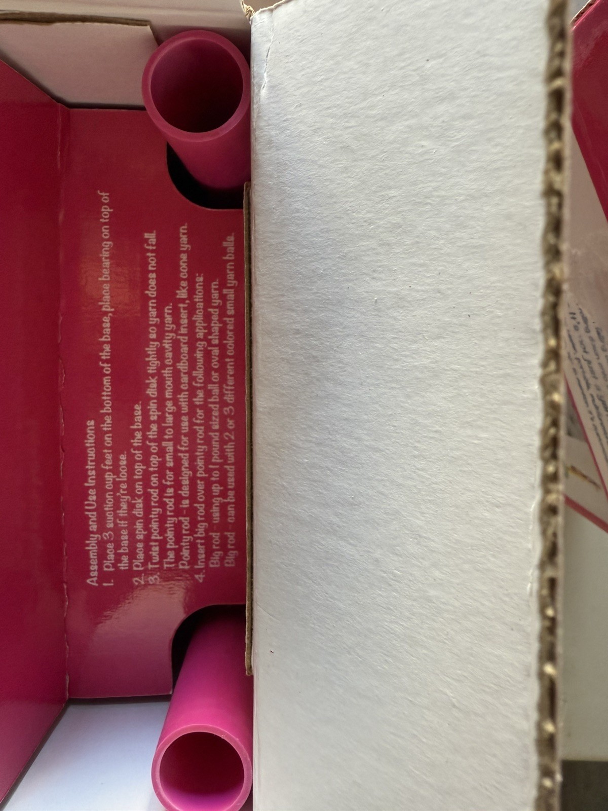 SpinnKnitty Magenta Yarn Holder Organizer for Crocheters & Knitters: Pink Color