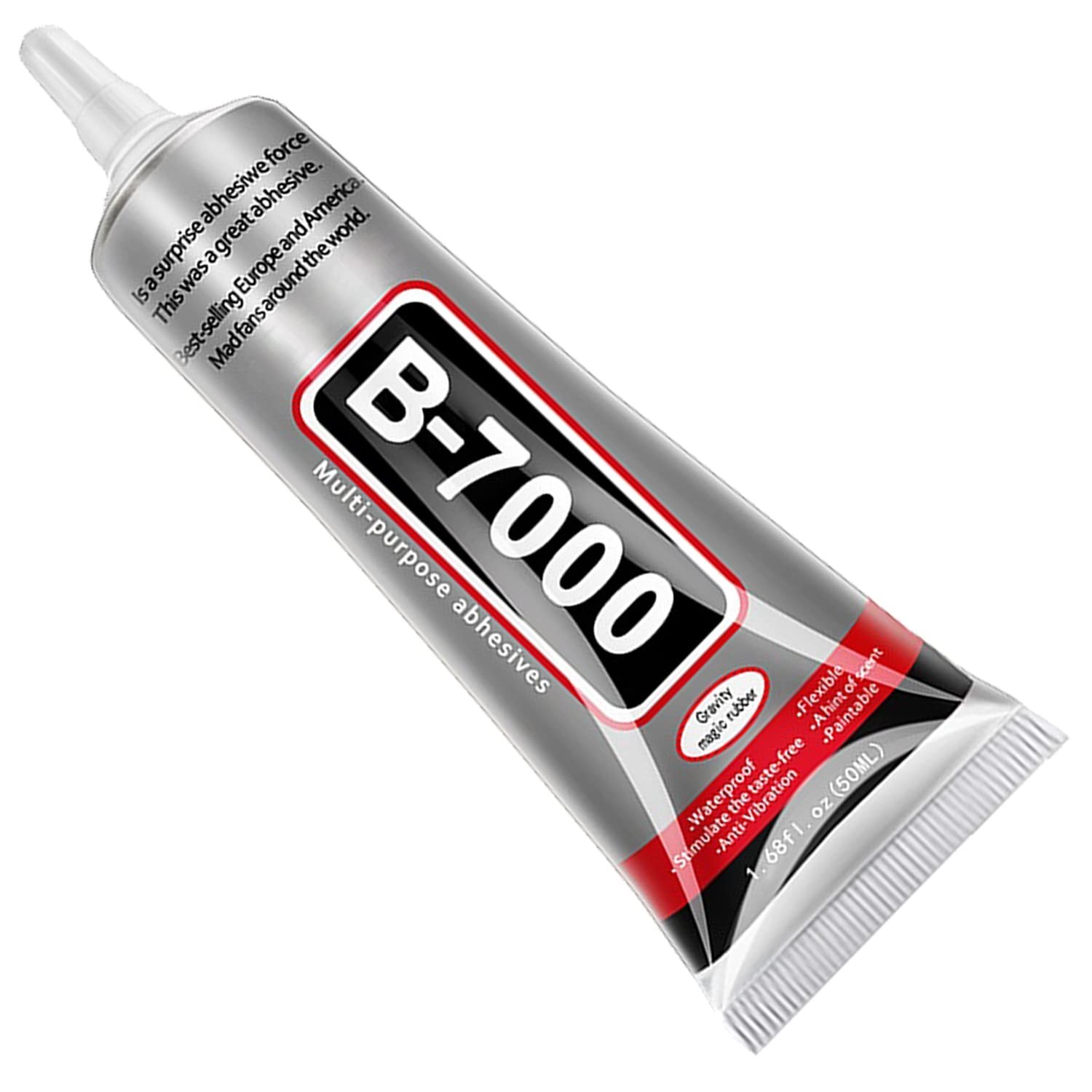 B7000 Jewelry Glue for Making, 1PCS 50ML/1.69 fl oz Clear Adhesive for Rhines…