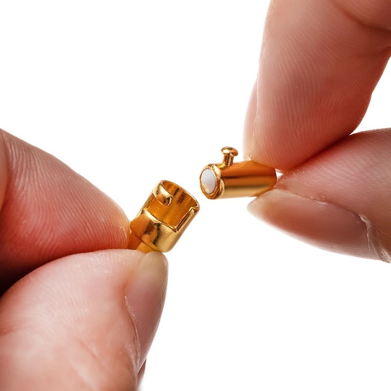5Pcs Magnetic Clasps Connectors for Bracelet Necklace Leather Cord Closures
