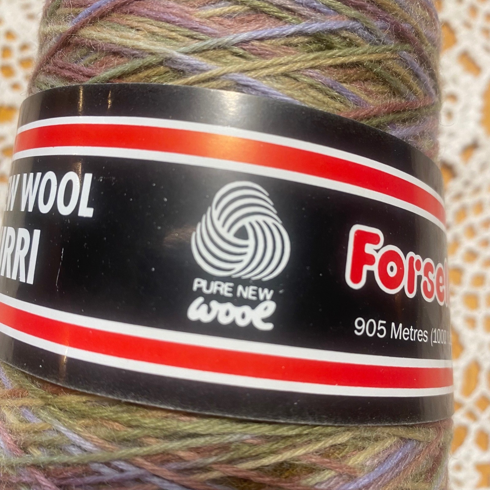 Forsell Bramwell Yarn Cones Wool Acrylic Oregano Mink Brown Excellent 2pc Lot