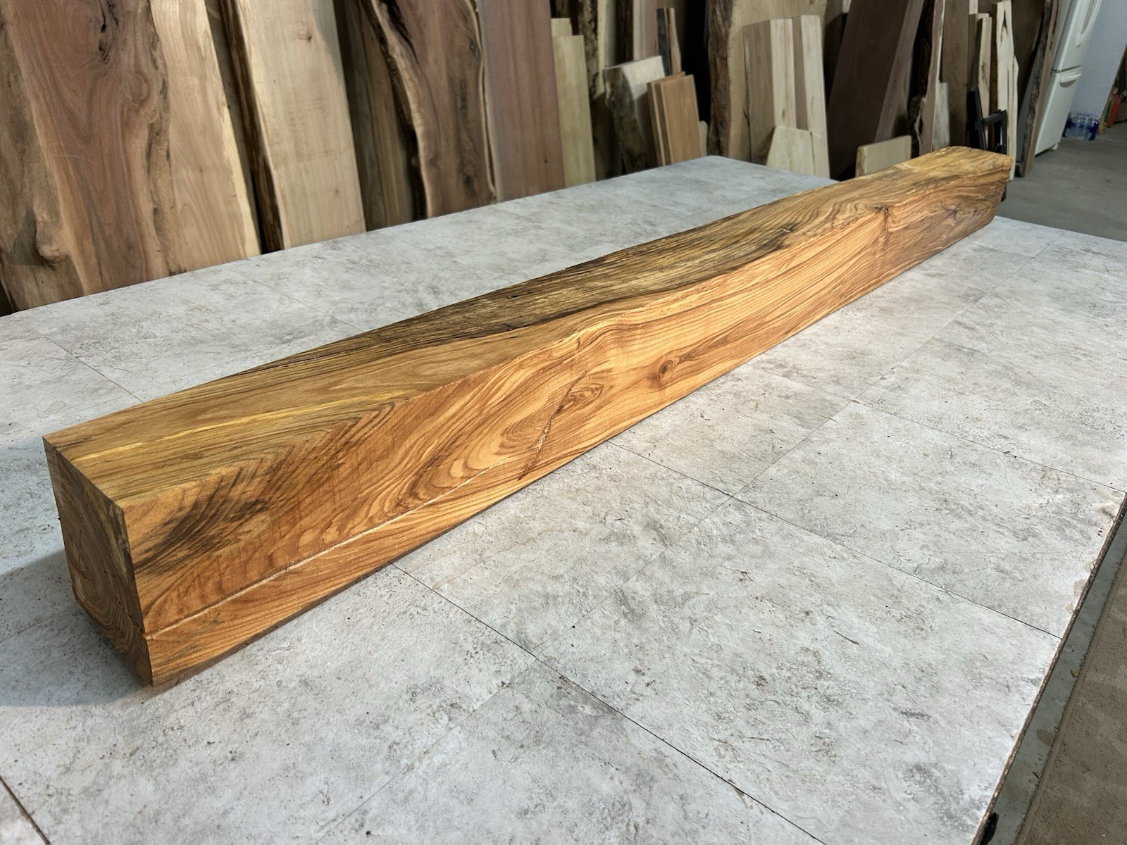 Ash Mantel Beam/Fireplace Mantel Beam/Rustic Modern Wood/Solid Hardwood Beam