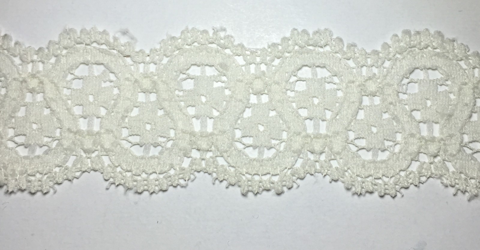 1″ Flat Lace Trimming – 25 Continuous Yards – Made in USA!