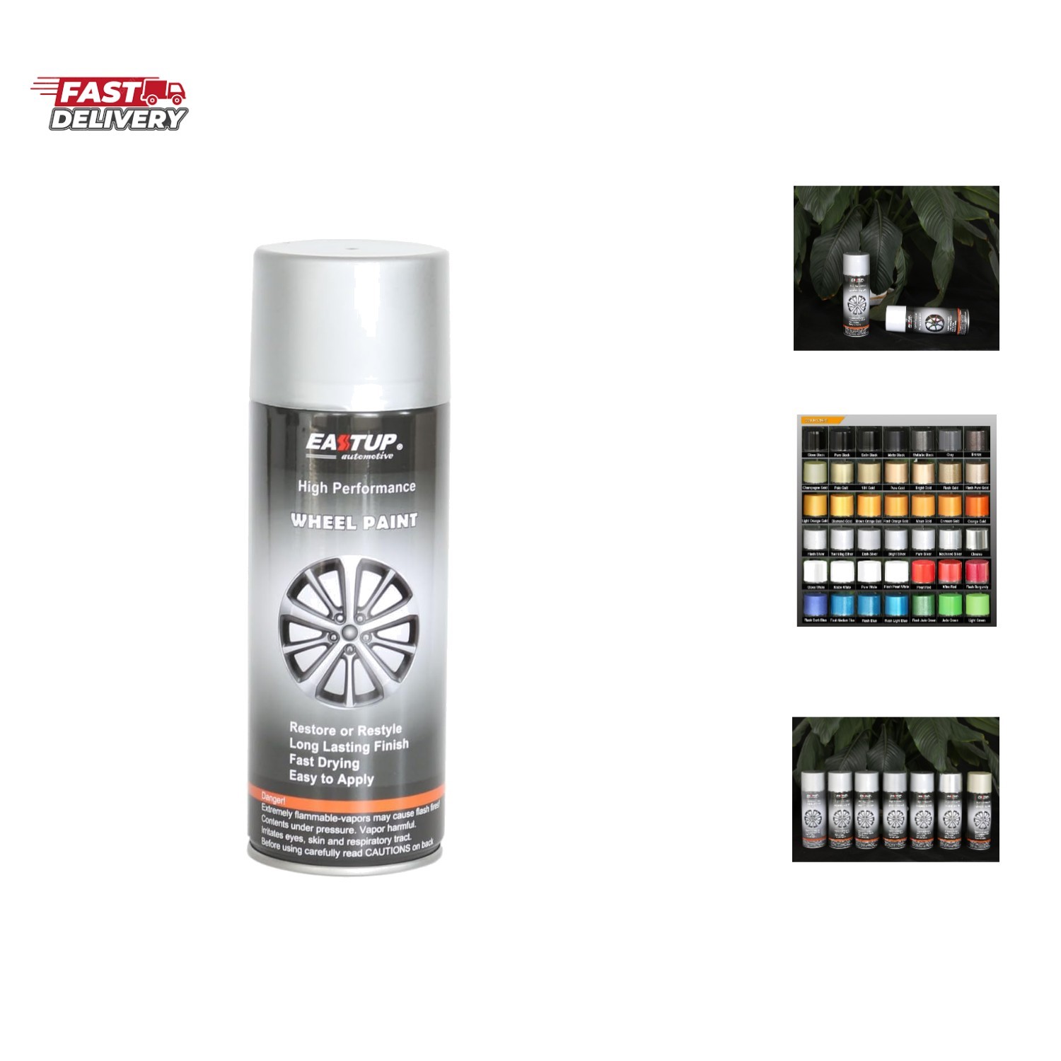 Metallic Wheel Paint Matt Silver- Brilliant Finish, High Durability, Fade-res…