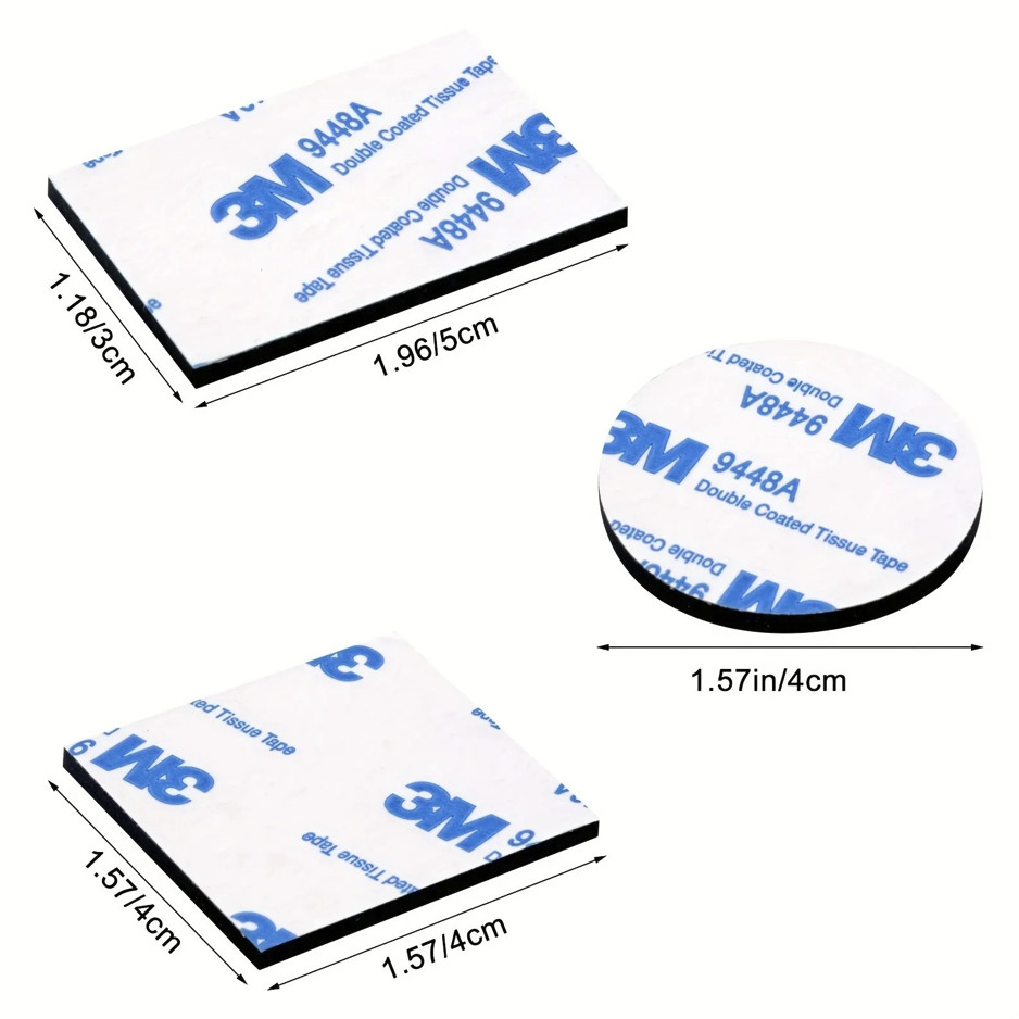 30pcs Double Sided Adhesive Tape: Strong Mounting Wall Tape for Home & Car – NEW