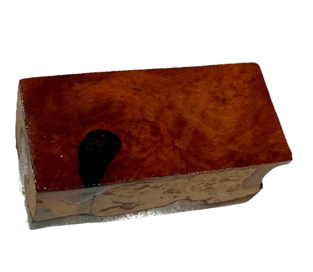 River Red Gum Burl turning blank 1-7/16″ x 1-7/16″ x 3″ (c48) See Description