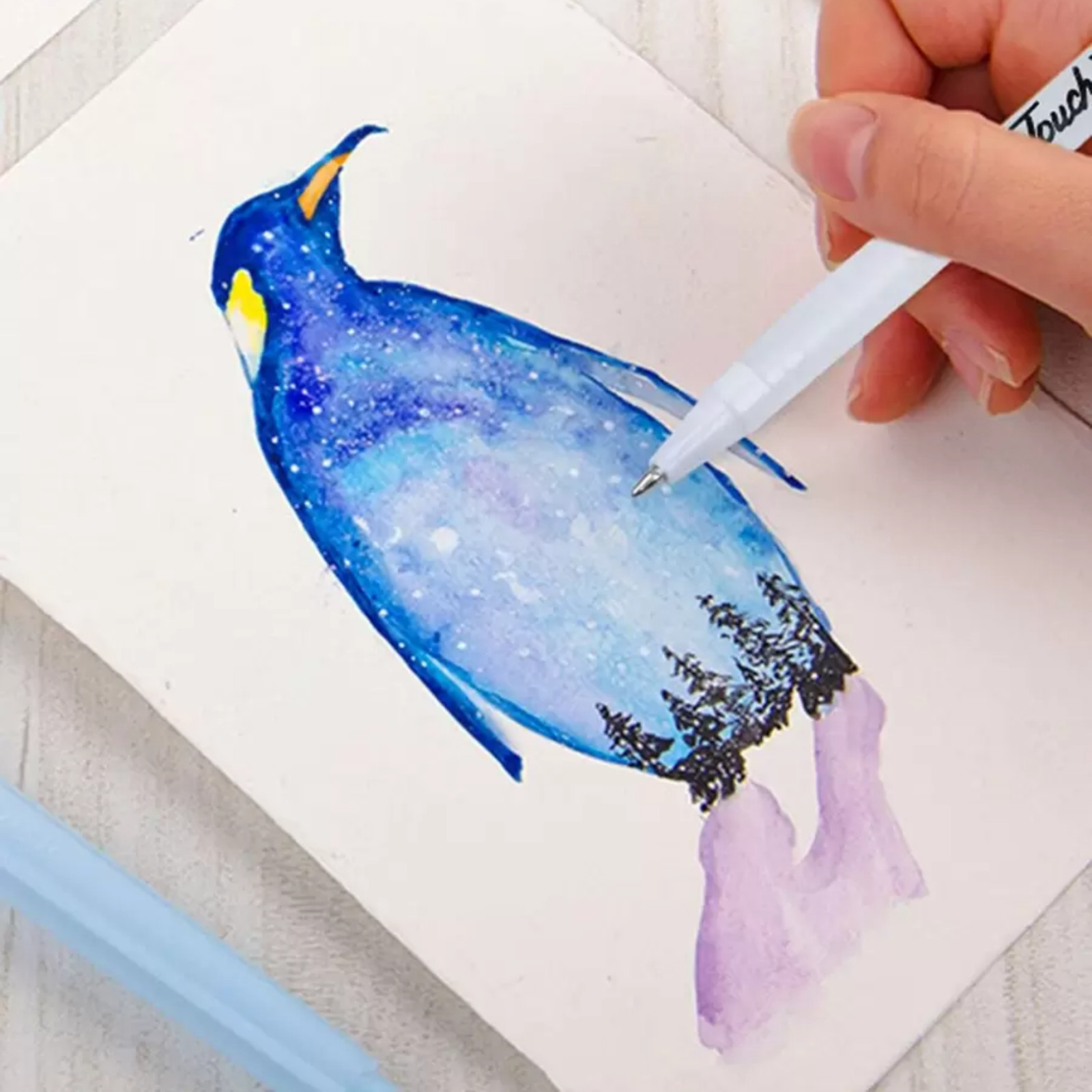 Neutral Pens White Highlighter Suitable for Signature Note DIY Painting Drawing