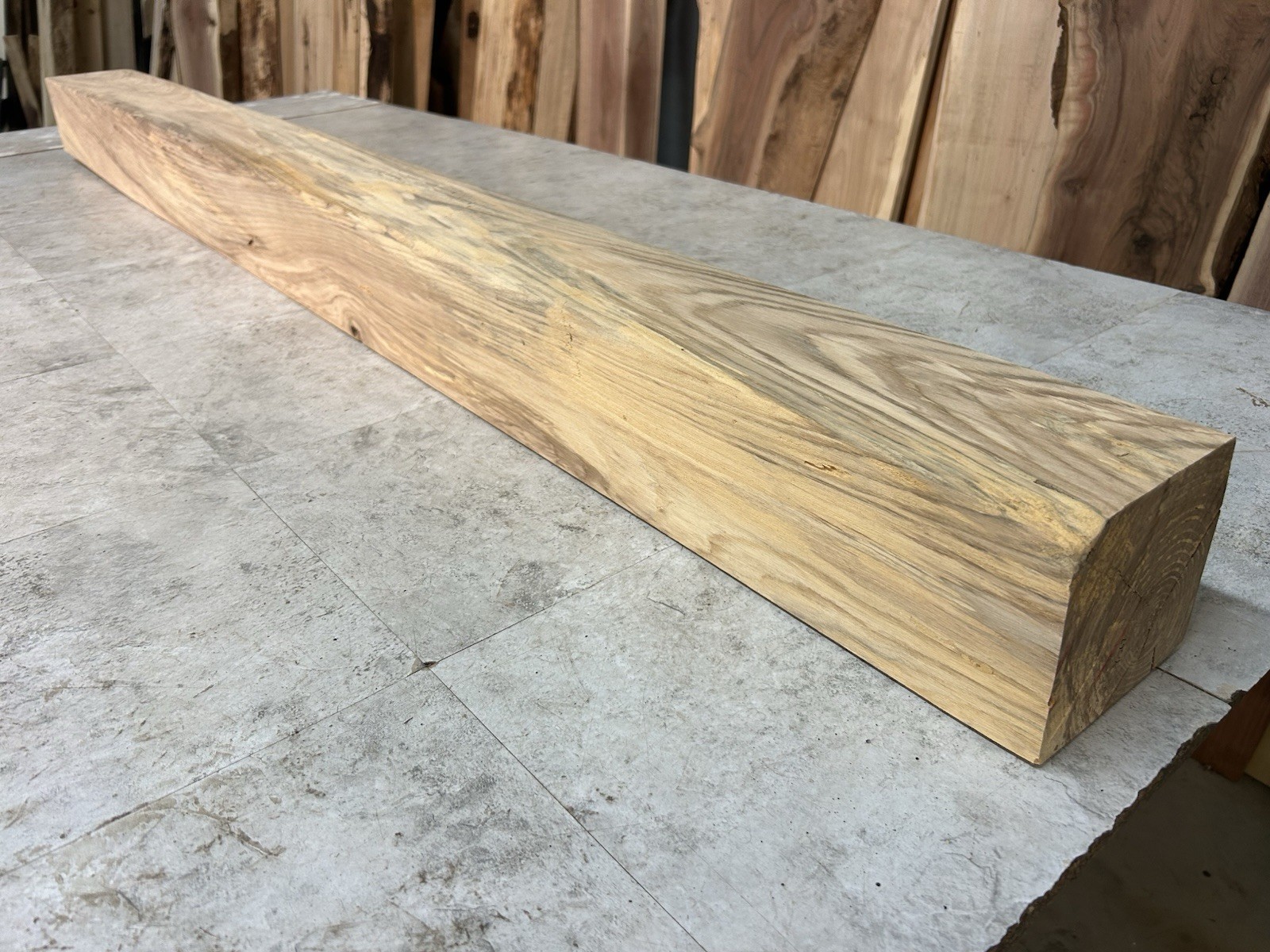 Ash Mantel Beam/Fireplace Mantel Beam/Rustic Modern Wood/Solid Hardwood Beam