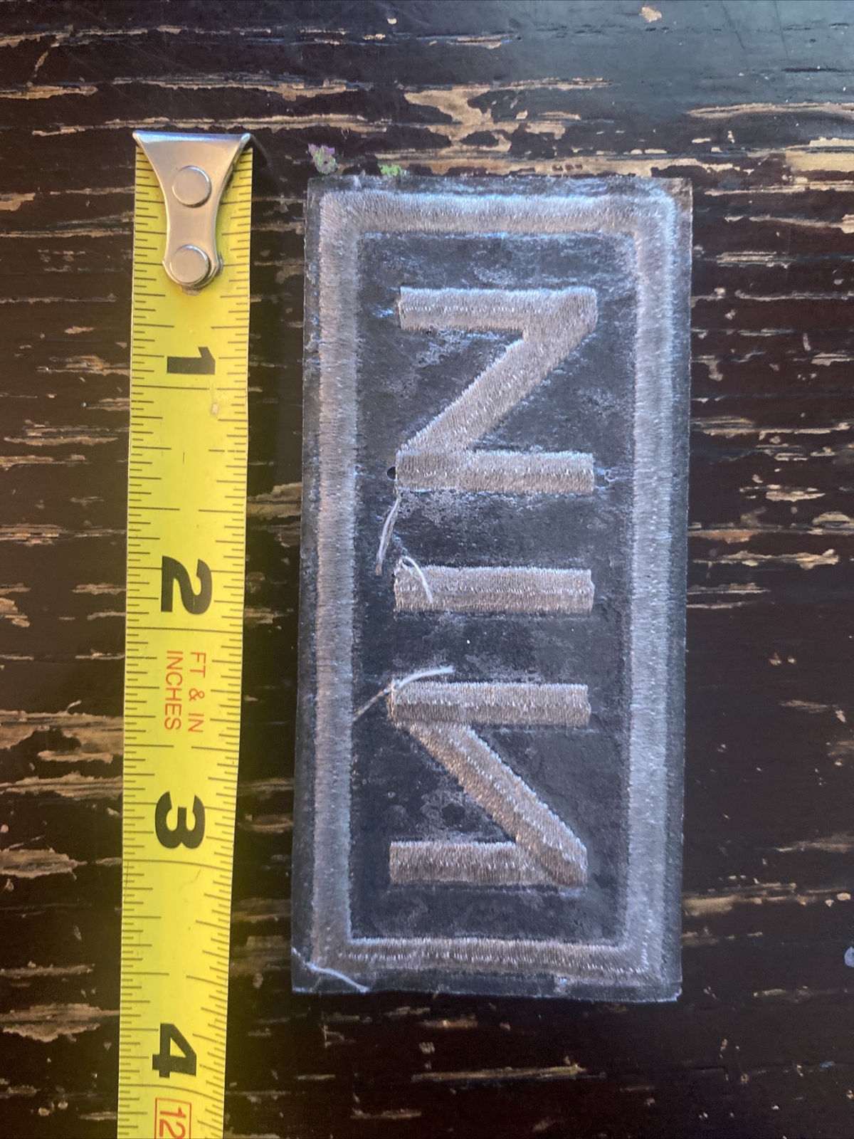 NIN / Nine Inch Nails (Embroidered Iron on patch) Punk/Rock/Metal Band