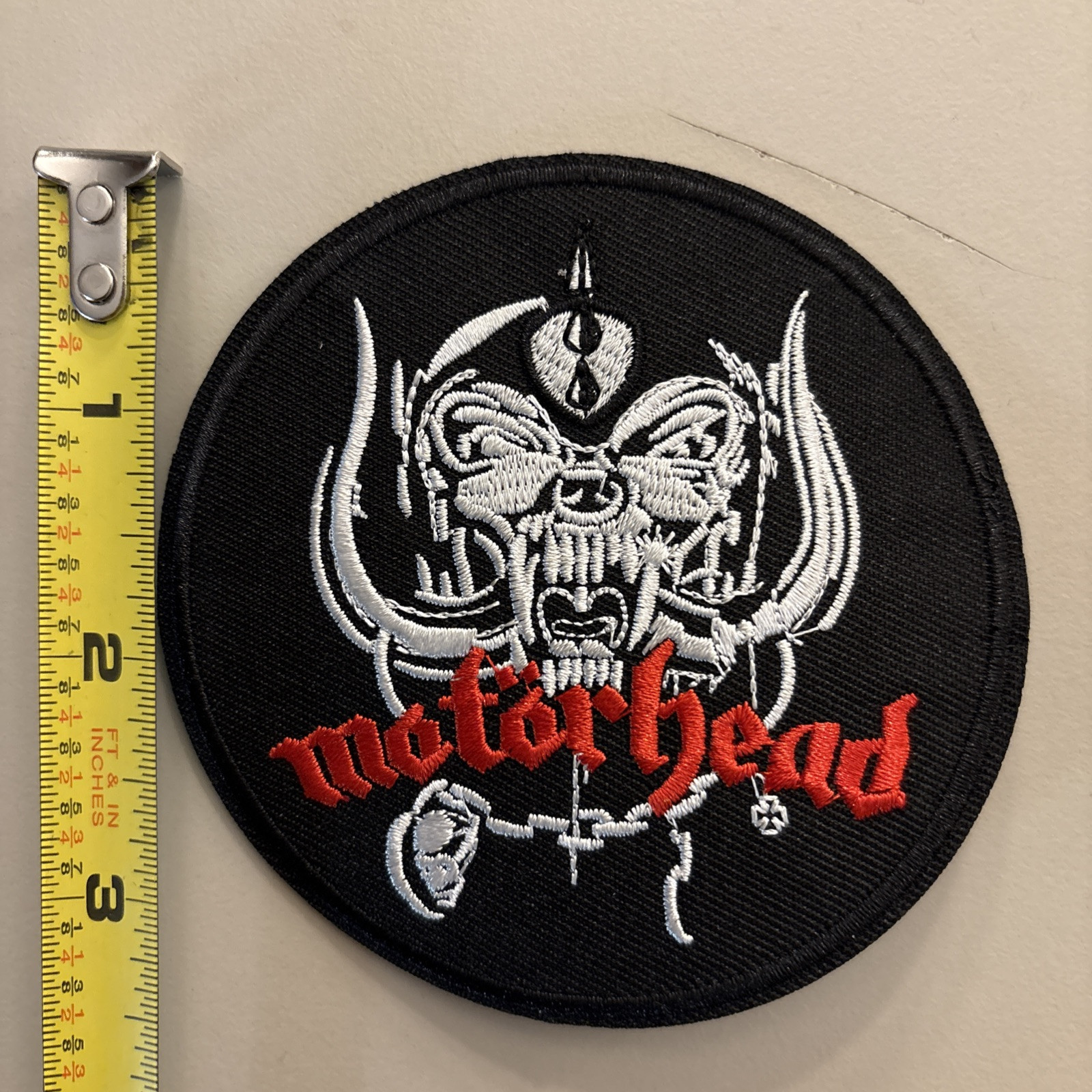 Motörhead (Circle Iron on patch) Punk/Rock/Metal/Music/Art / Motor Head