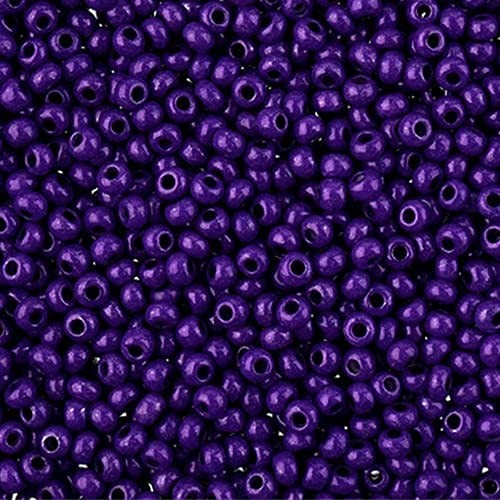 Czech Glass Seed Beads 11/0, Terra Intensive Purple – 69g (3x23g Vial)