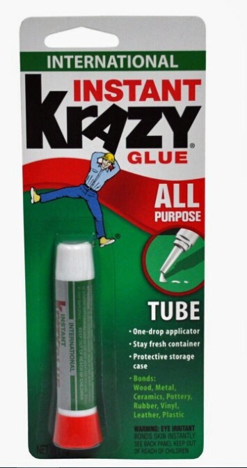 12 Pack Krazy Glue Instant Strong All Purpose Fast Drying Super Glue .07 oz Tube
