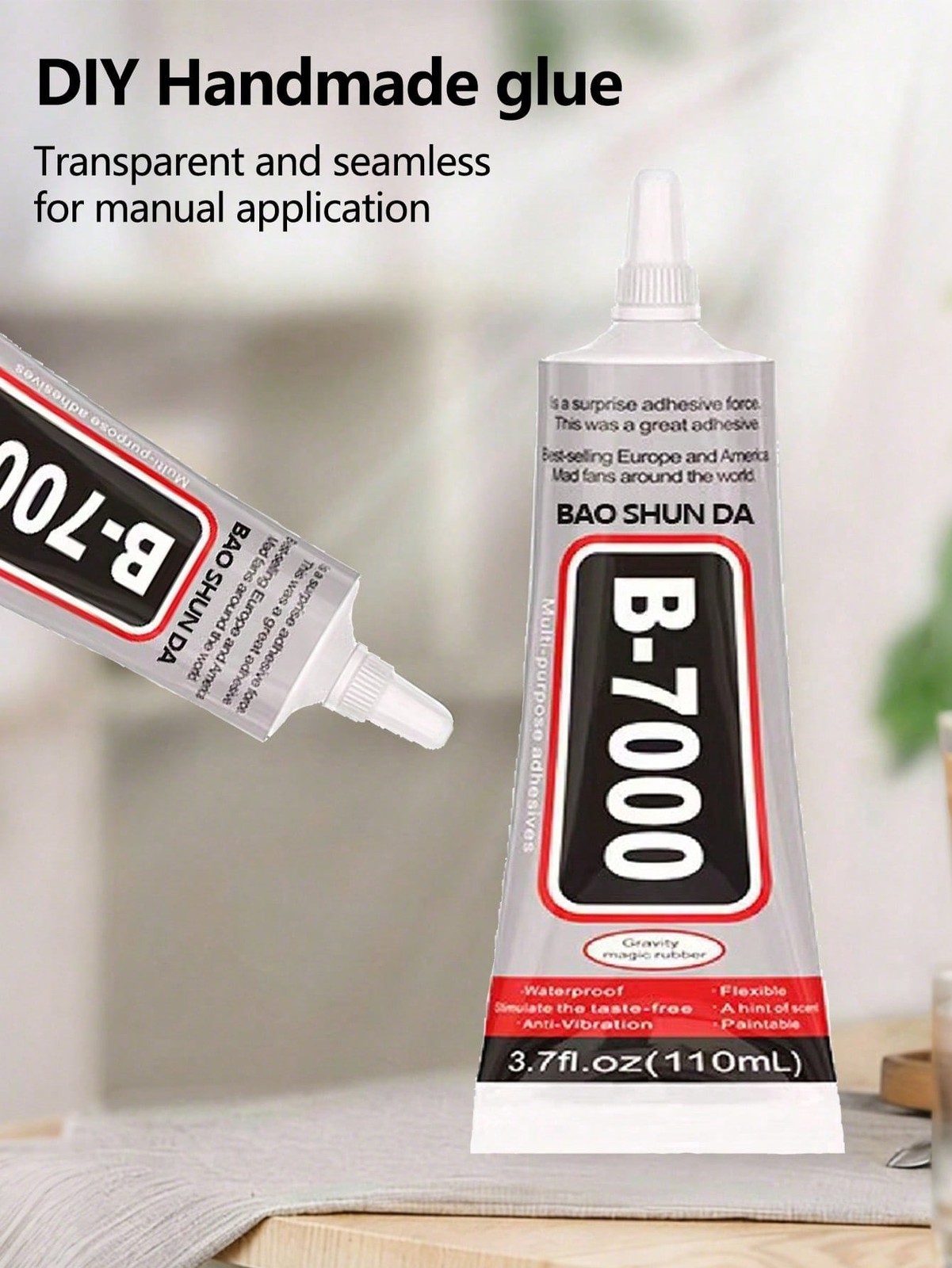 B7000 Adhesive Jewelry Rhinestone Glue for Headwear Brooches DIY