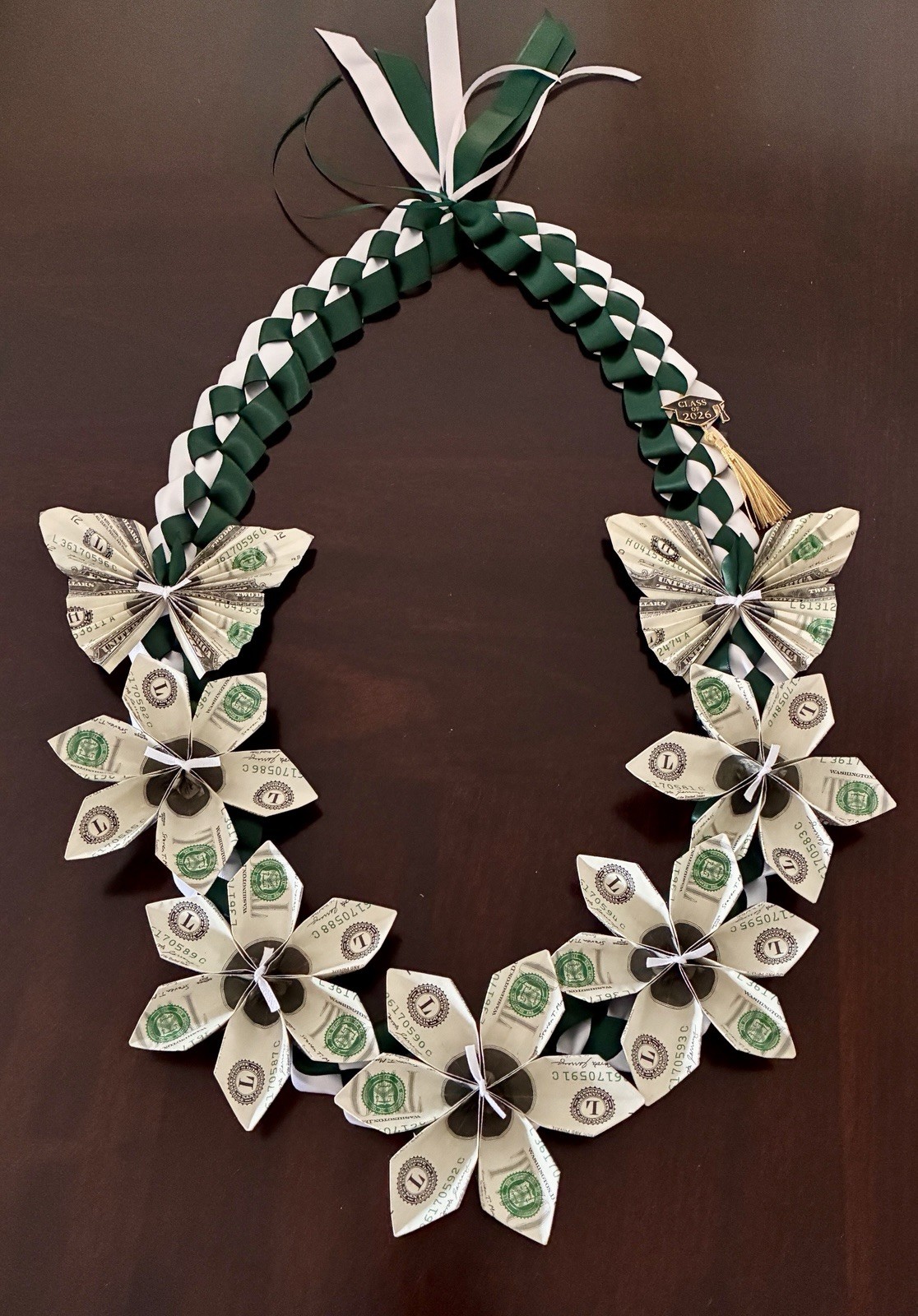 Class Of 2026 Hawaii Money Lei-Graduation. $38 cash Back value! 19-brand New $2