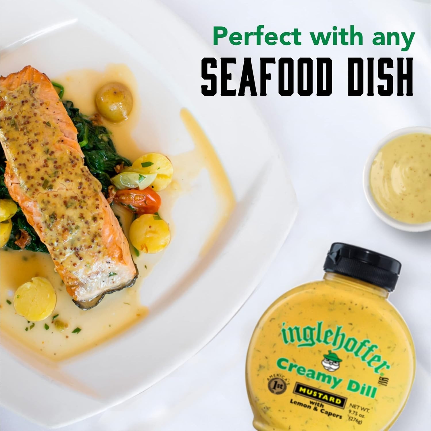 Versatile Gluten Free Creamy Dill Mustard 9.75 oz – Gourmet Flavor Booster