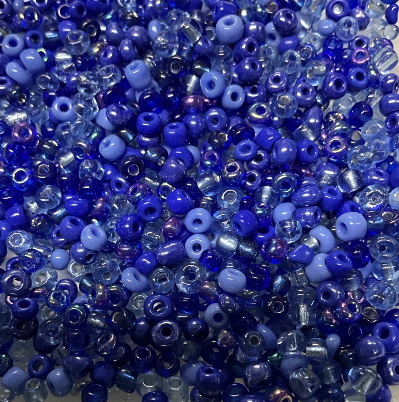 Glass Seed Beads 4m 6/0 SAPPHIRE MULTI 2.9 Oz 85g MULTI ITEM COMBINE SHIPPING