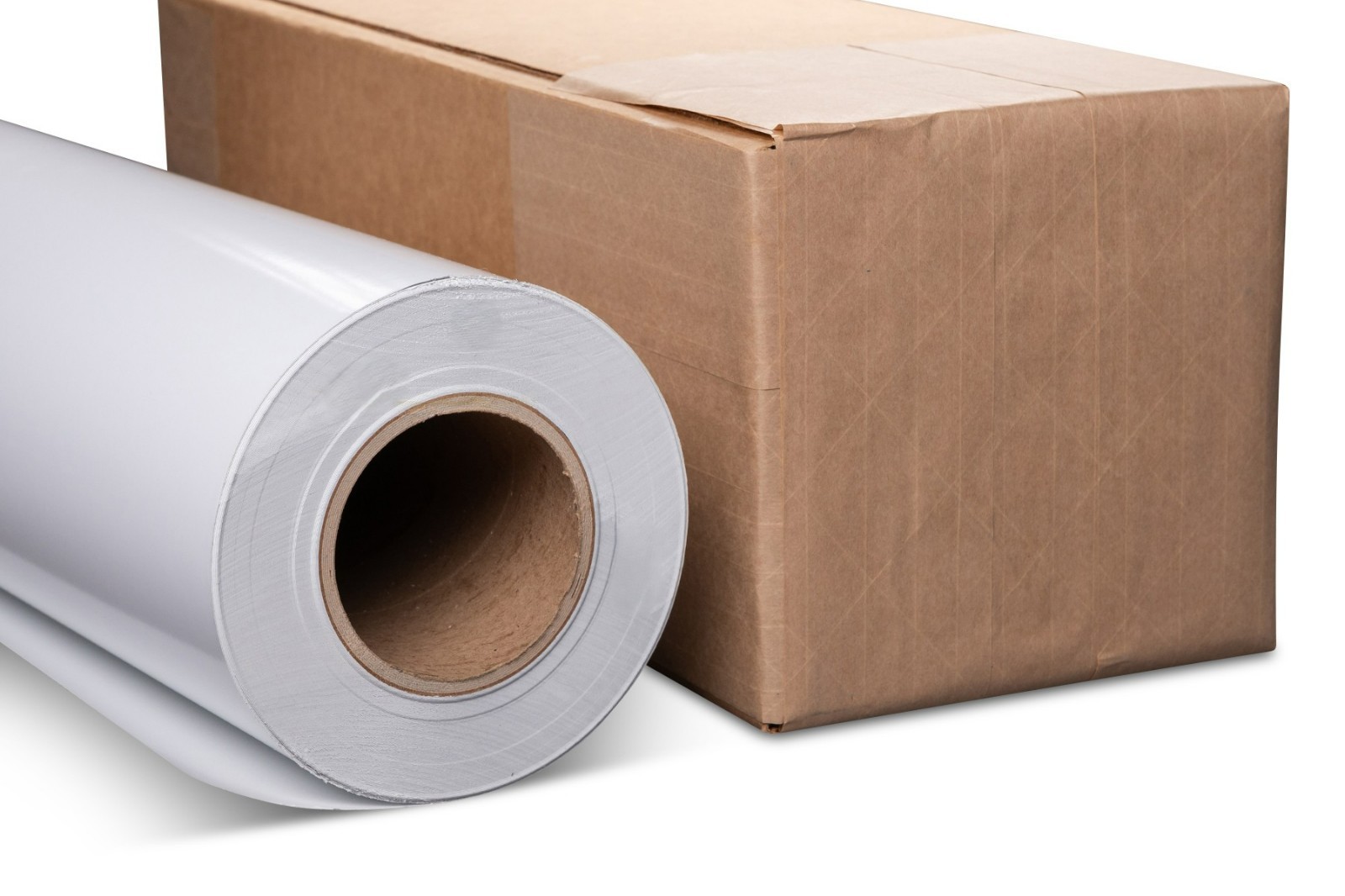 3.4 mil Gloss & Matte White Permanent Self-Adhesive Decal Vinyl Solvent & Latex
