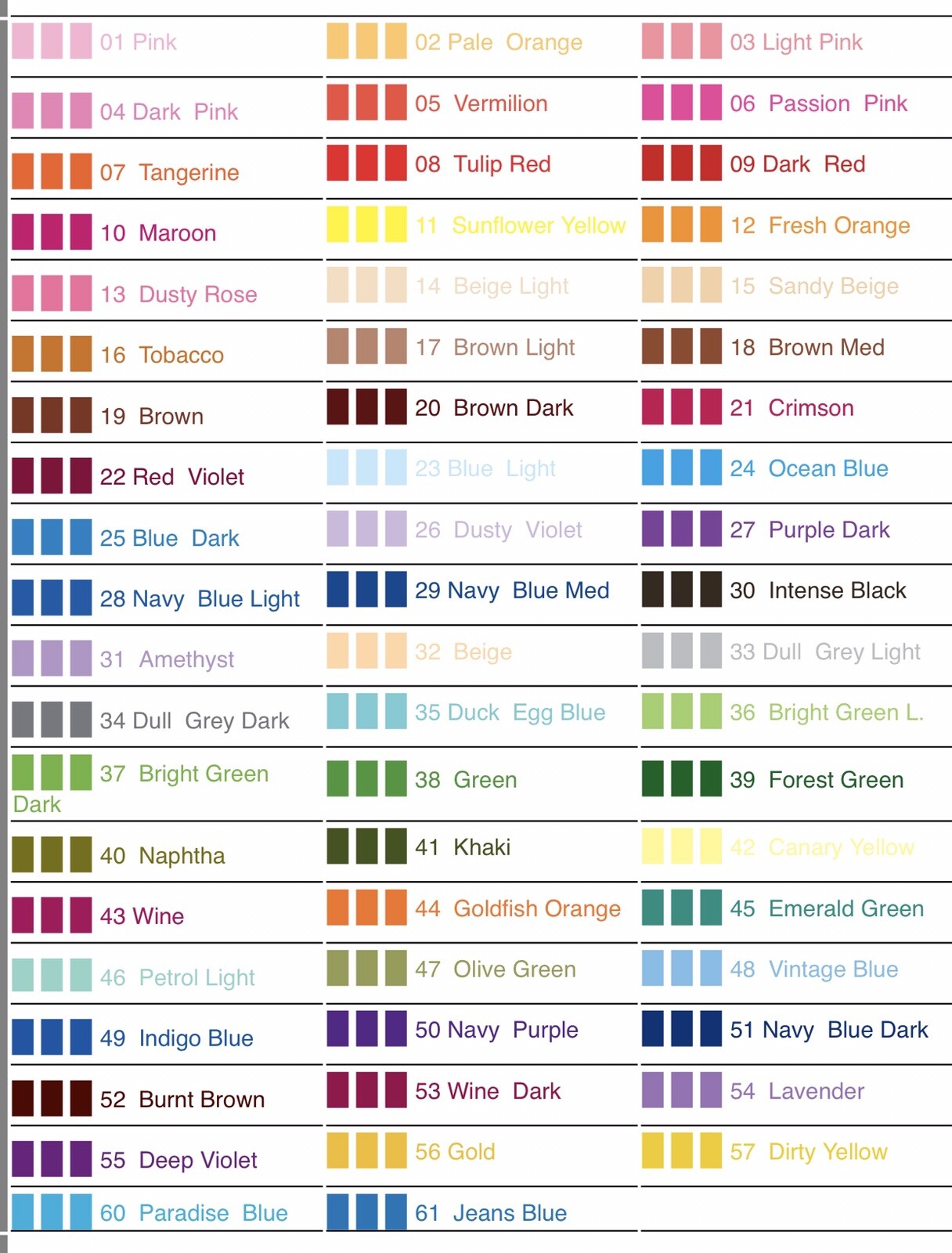 Fabric Dye Viktoria All Purpose 59+ Fashion Colors DIY Tie Dye (0.35 Oz Powder)