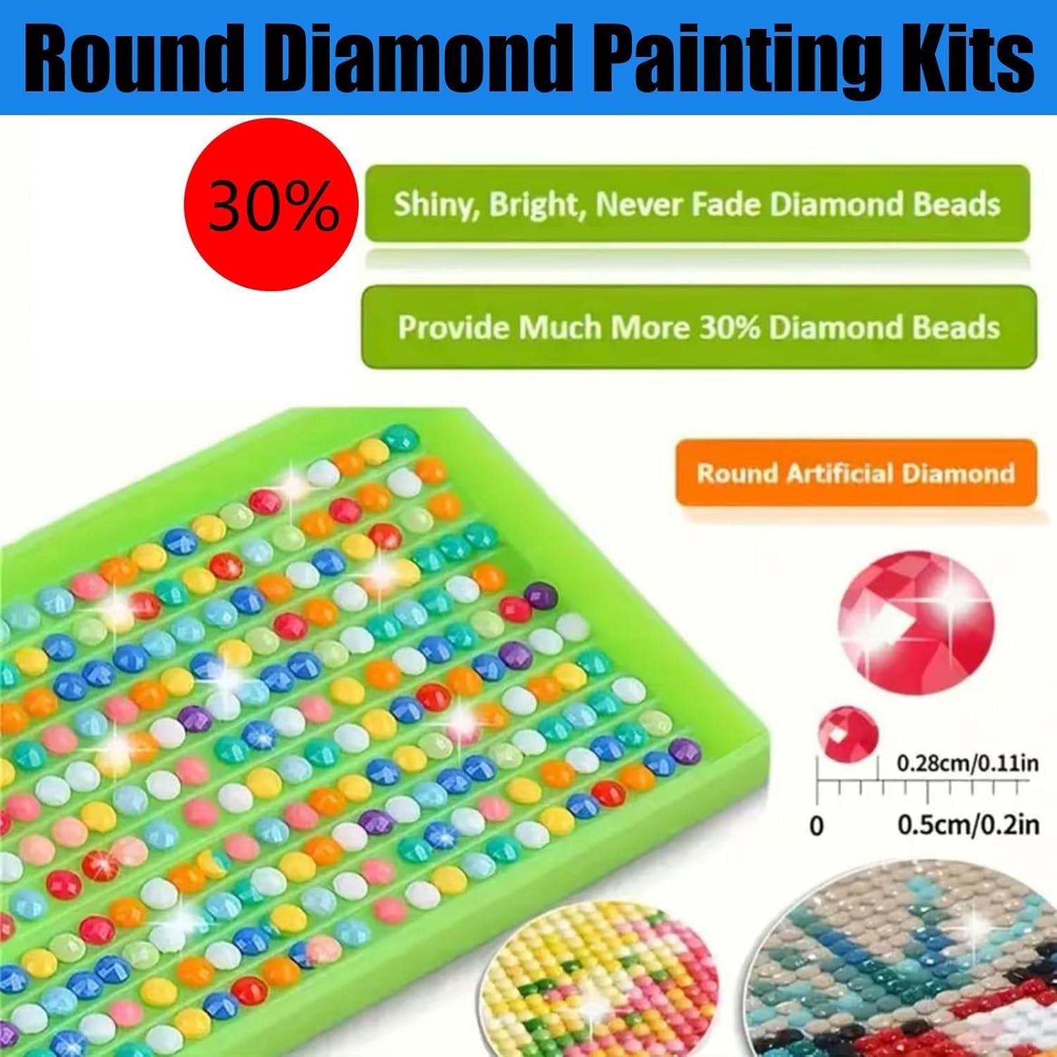 Highland Cow Diamond Art Kits for Adults, 5D Diamond Painting Kits Flower,DIY Fu