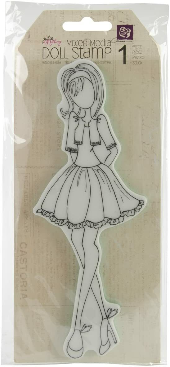 Prima Marketing Julie Nutting Mixed Media Doll and Planner Stamps – You Choose!