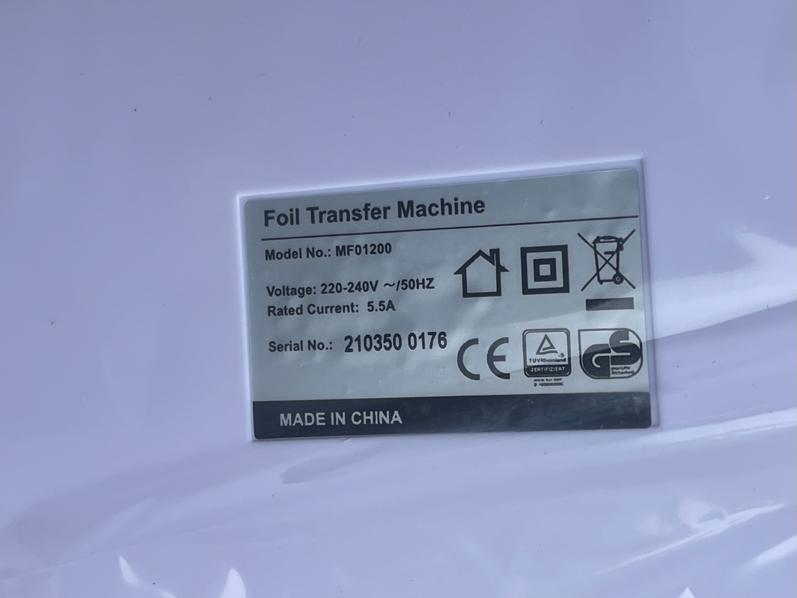 Heidi Swapp MF01200 Minc Foil Transfer Machine 220V European Plug
