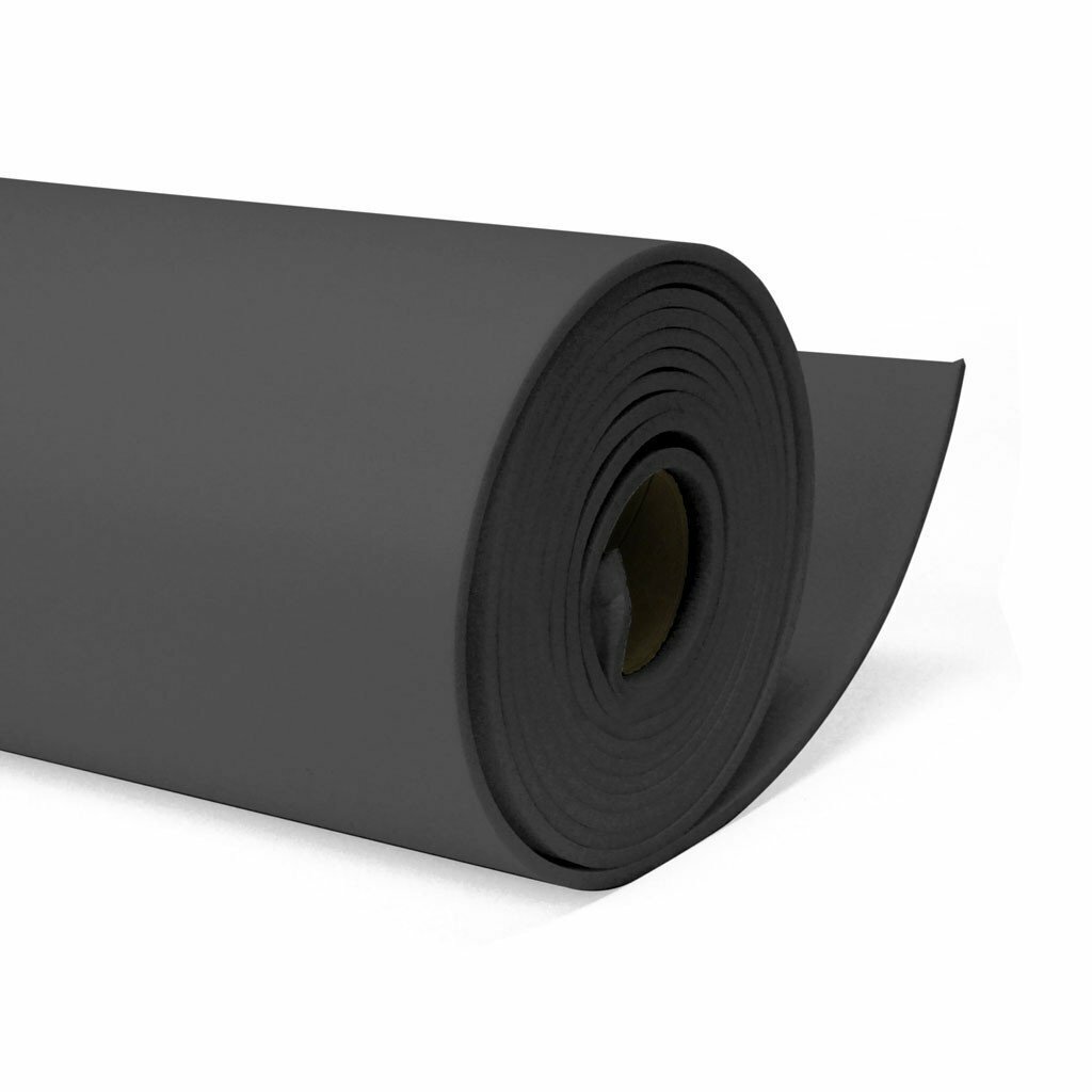 Black Foam Closed Cell 1/4″ Volara High Density EVA Crafts Upholstery 60″W BTY
