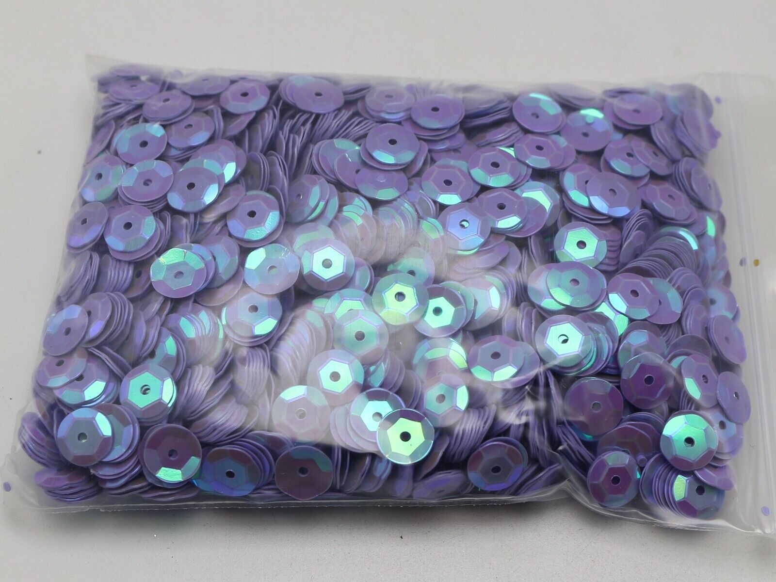 3000 Purple AB 8mm CUP round loose sequins Paillettes sewing Wedding craft