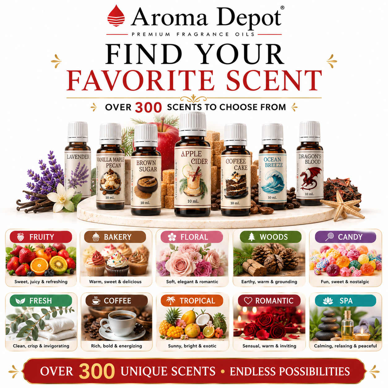 Essential Oil 10ml. – For Soap Making, Perfumery, Candle Making, Body Butters