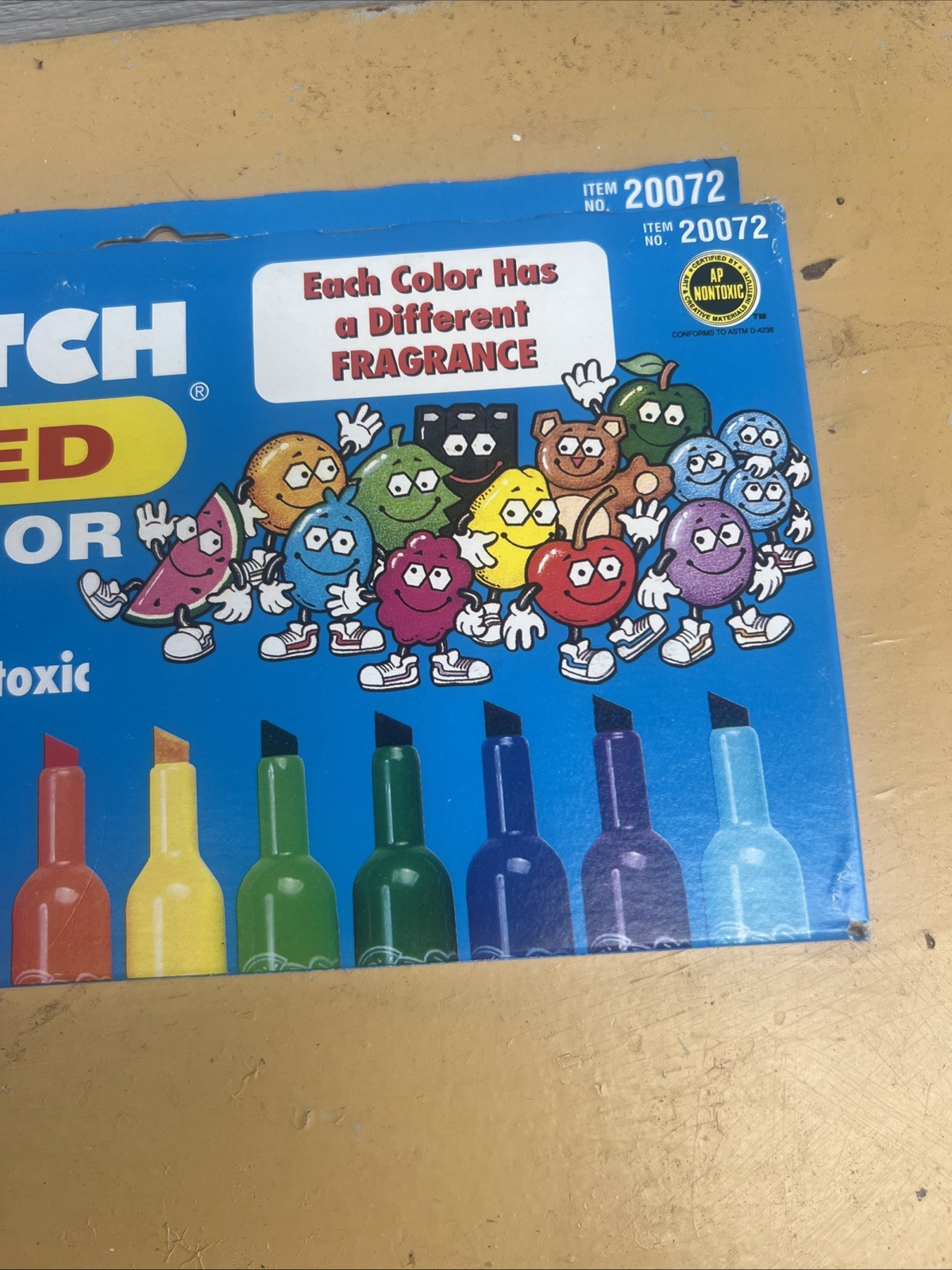 Vintage 1998 Mr. Sketch Scented Watercolor Markers Set Of 12 Non-Toxic